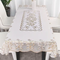 waterproof oil proof tablecloth rectangle printed table cover tea table cloth easy to clean polyester furniture protective cover