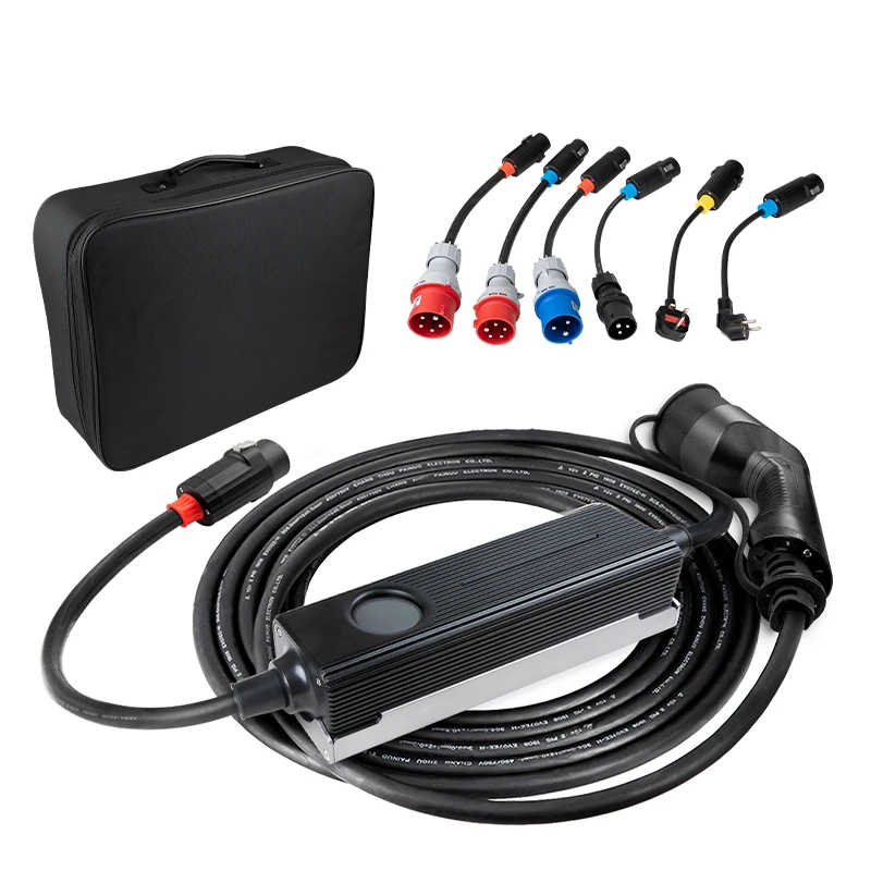 

OEM Manufacturer IP 66 Type 2 Portable EV Charger for Electric Vehicle Charging