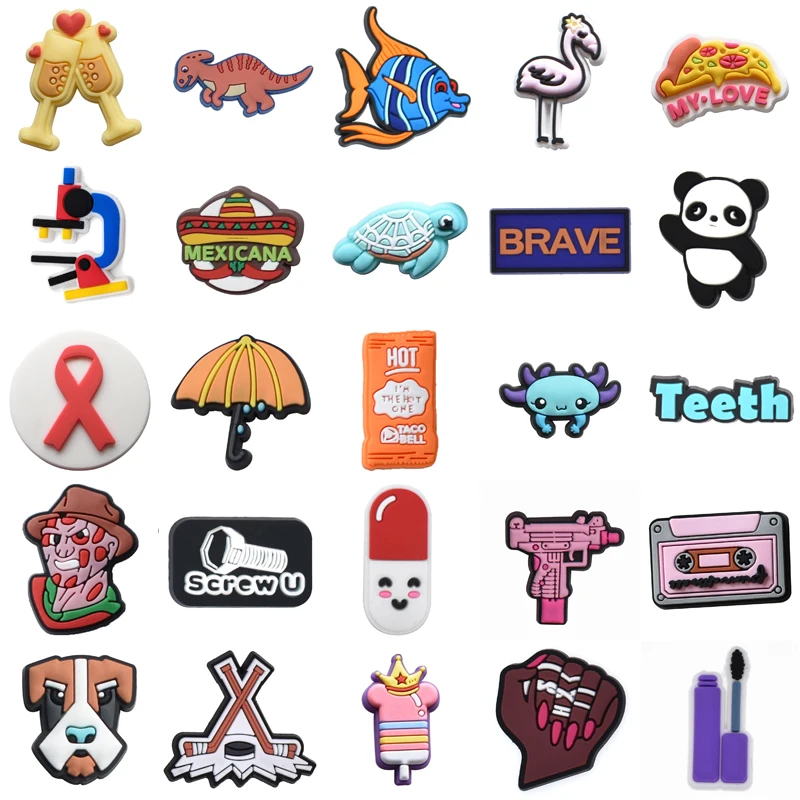

Girl Boy Shoe Charms Kids Gifts Para Pins Women Charm Shoes Accessories Packs Set Jeans Decorations for Crocs Men Wholesale Bulk
