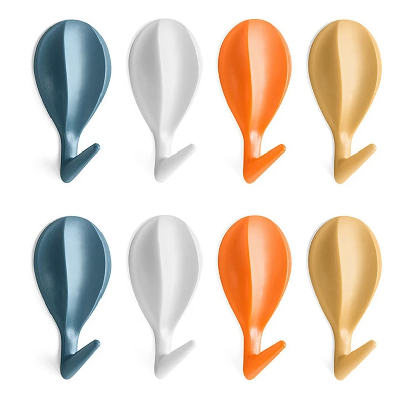 

8Pcs Hot Air Balloon Wall Hanging Hanger Towel Hanger Self-Adhesive Bathroom Kitchen Hook Storage Rack Home Decoration