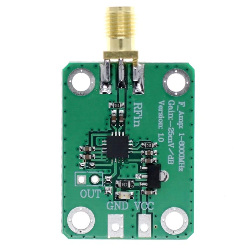 

1-8000Mhz RF Power Meter Logarithmic Detector Power Detection Module for Signal