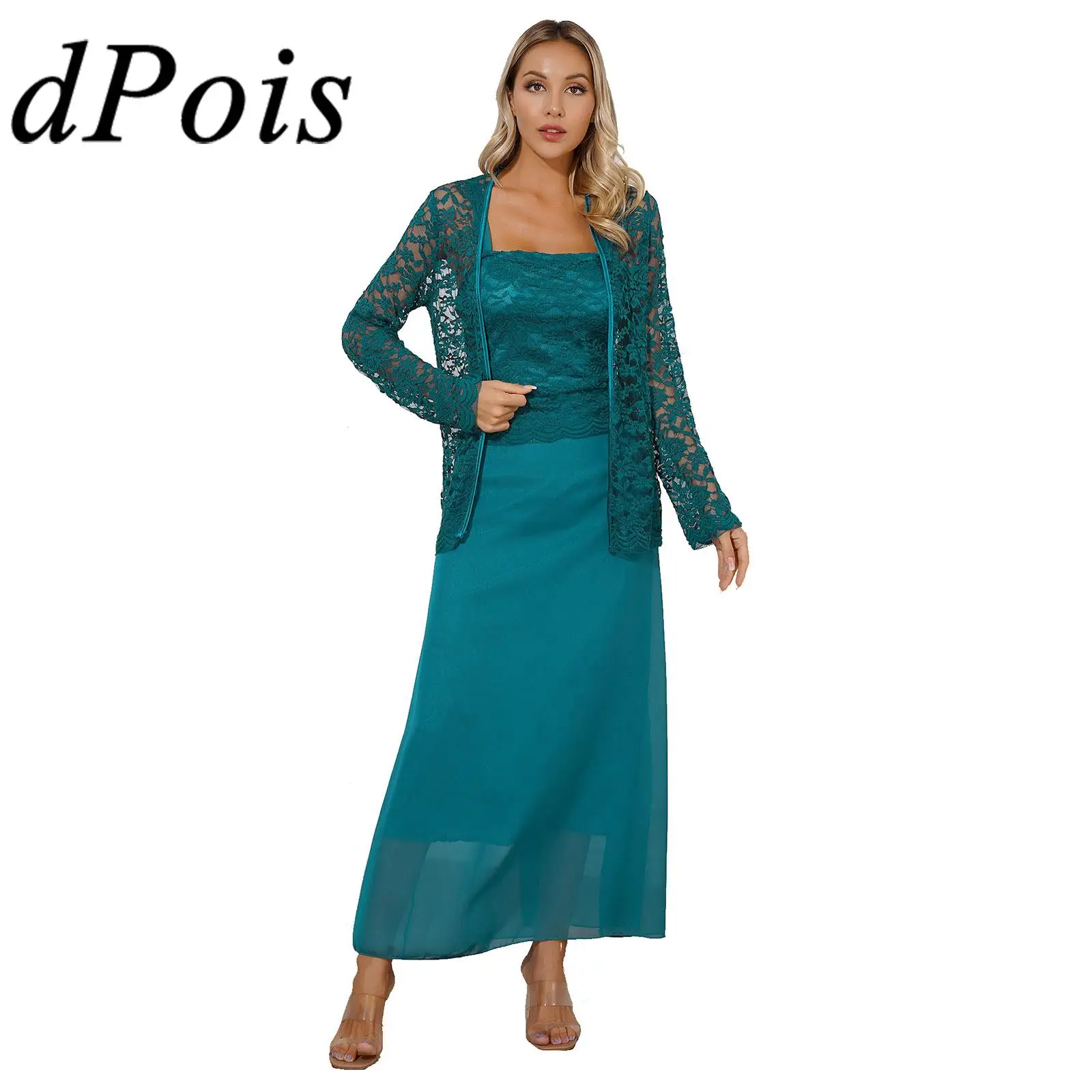 

Womens Elegant Dress Wedding Vestido De Fiesta Chiffon Maxi Slip Gown for Evening Cocktail Party Xmas Banquet Woman's Dresses