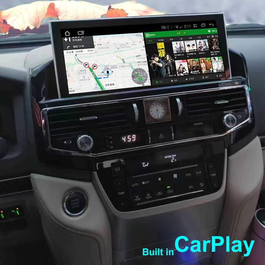 

12.3" 1920*720 Screen Car Radio For Toyota Land Cruiser 200 LC200 2017- 2020 Android Auto Multimedia Video Player GPS CarPlay HU