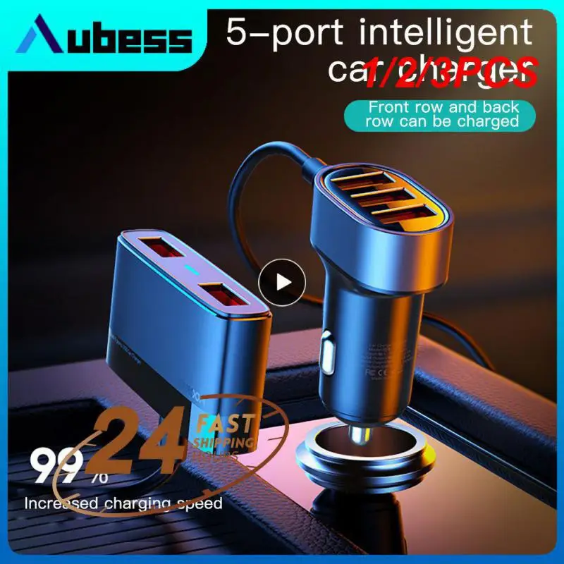 Автомобильное зарядное устройство USB Type-C, 78 Вт, 1/2/3 шт.