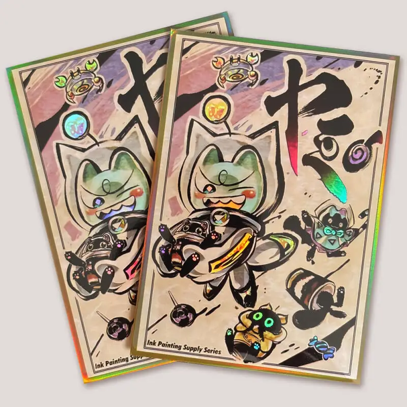 Фото 50 шт./набор Yu-Gi-Oh! Защитный чехол для карт Kisara Cyber Dragon Yummy YGO, 63x90 мм, для коллекционных карт аниме-игр, подарок №3