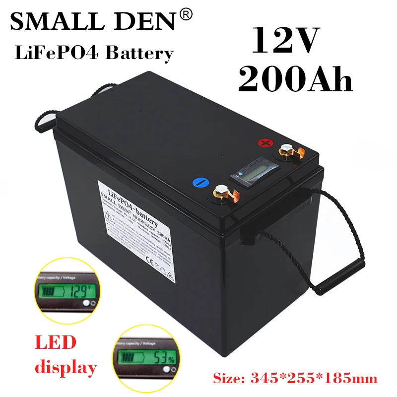 

Новый аккумулятор 12,8 В, 1200 Ач, LiFePO4, мотор 0-Вт, а, мощный инвертор для электролодки, домашнего RV, источник питания 12 В без НАЛОГА