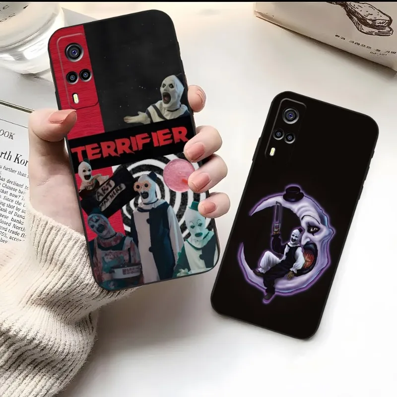 

Horror Movie Terrifier Phone Case For VIVO Y31 IQOO U5 U5x 9 V21e Y31s V23 Y73 Y33s Y21 Y76 Y15s T1 X60 X70 X80 Pro Plus Cover