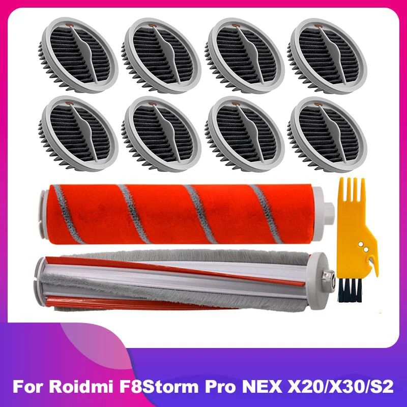 Washable Main Brush Hepa Filter Replacement For Roidmi Xiaomi NEX X20 X30 S2 F8 Pro Handheld Wireless Vacuum Cleaner Spare Parts