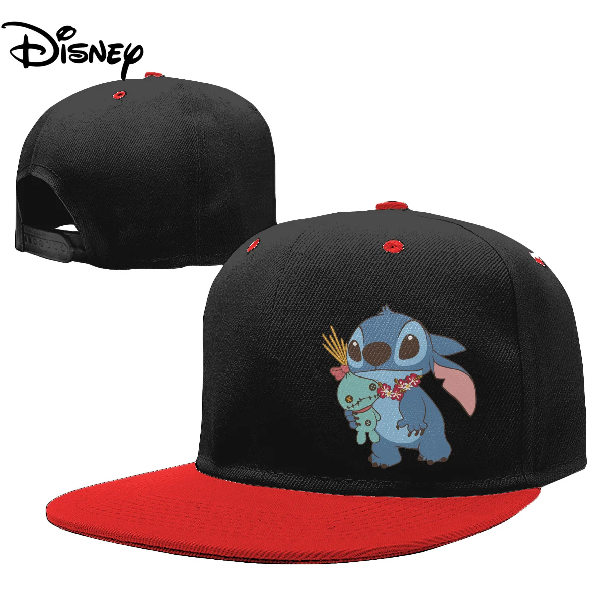 

Disney Children Hip-hop Cap Breathable Sun Hat Boy Girls Cartoon Stitch Baseball Cap Summer Outdoor Sport Adjustable Visors Hat