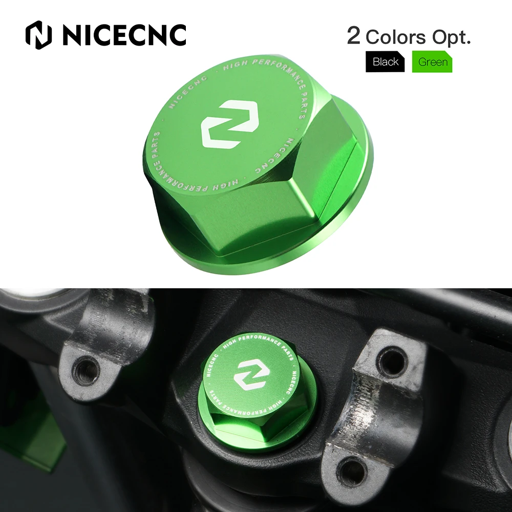 

Motorcycle Steering Stem Nut Cover For Kawasaki KLR650 KLR 650 2008-2018 2009 2010 2011 2012 2013 2014 2015 2016 CNC Aluminum