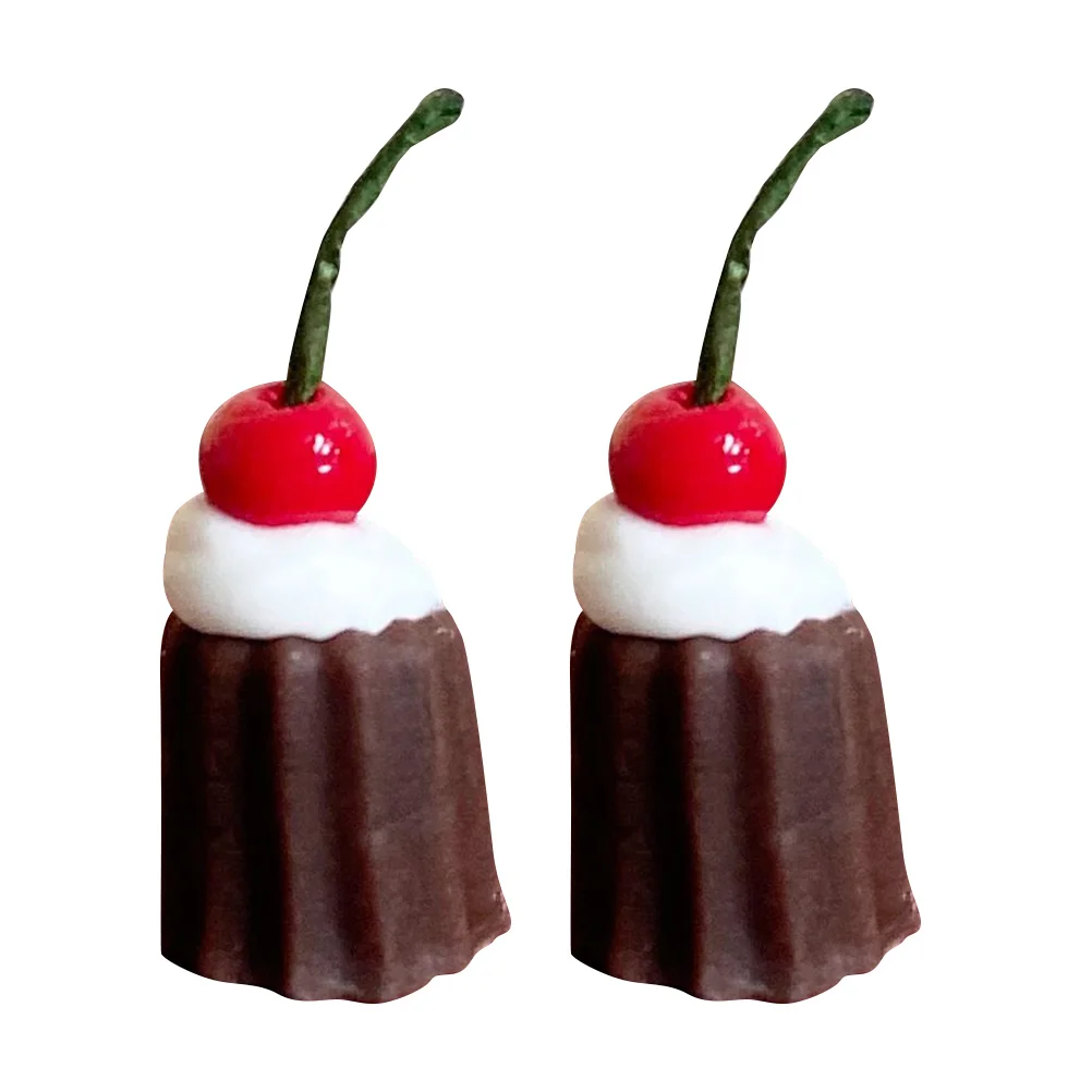

2pcs Mini Cakes Realistic Cake Models Cake Models Decorations