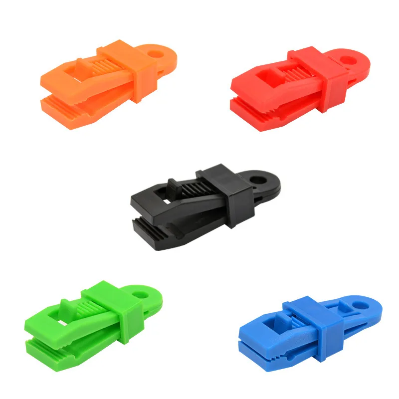 

Colorful Hot Sale Tent Clip Tent Canopy Clip Buckle Outdoor Wind Rope Clamps Colorful Awning Mountaineering Camping Accessories