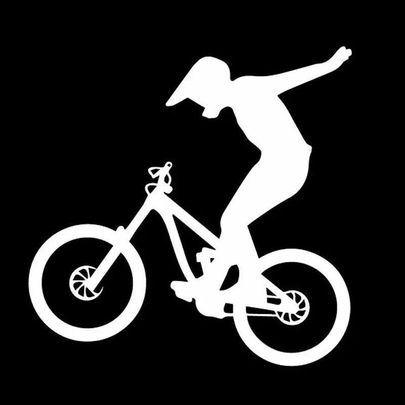 

Велосипедист BMX навыки Extreme Maximal Sport Vinly наклейка Декор автомобильная наклейка украшение черный/серебристый, 15 см * 15 см