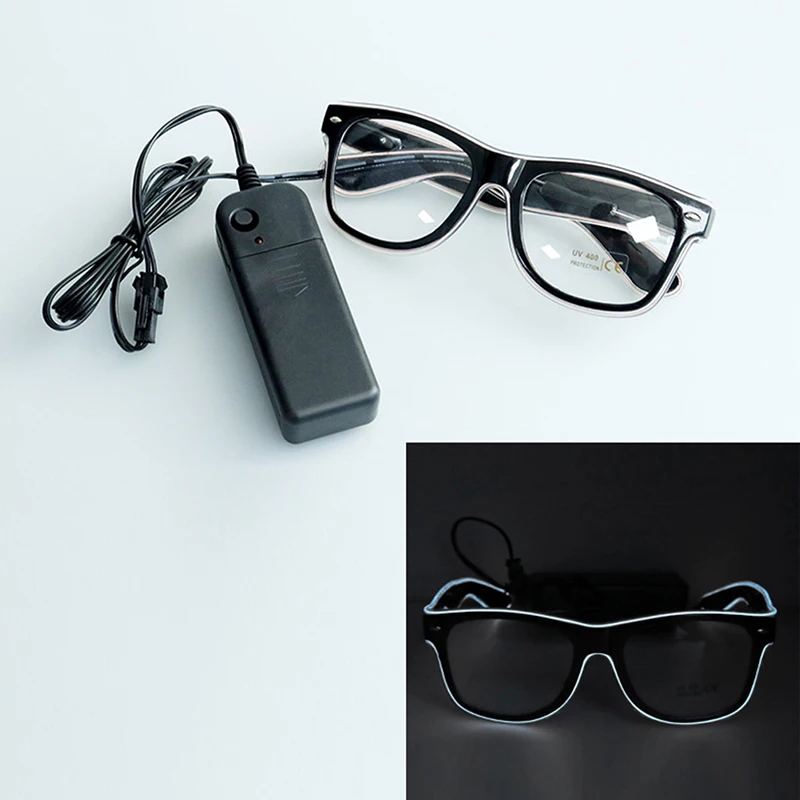 Очки светодиодные неоновые для вечеринок светящиеся солнцезащитные очки El Line с