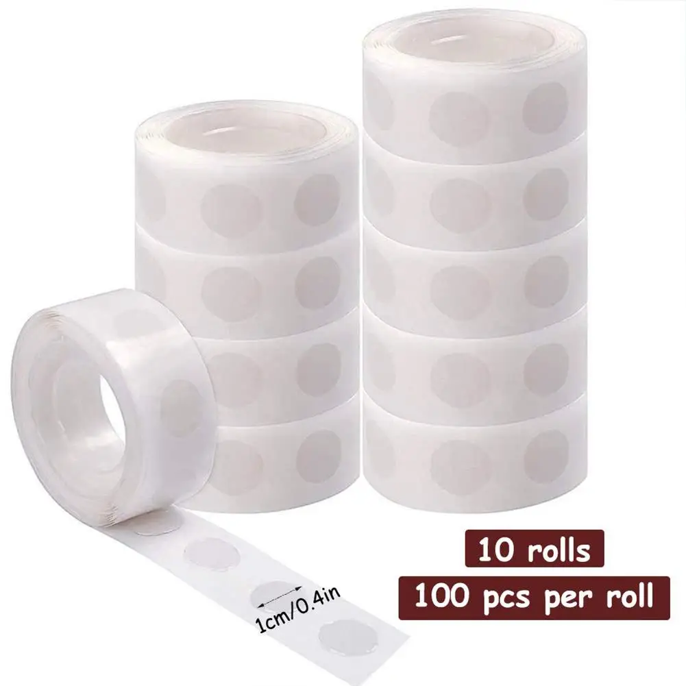 

1/10 Roll Double-sided Adhesive Dots Transparent Removable Balloon Adhesive Tape Glue For Diy Craft Wedding Birthday Party Decor