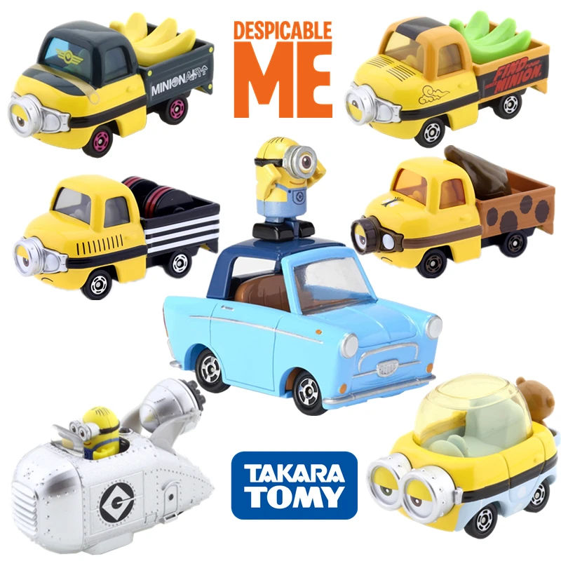 

Takara Tomy Dream Tomica Despicable Me Character Cars Minions MMC Vehicle Diecast Metal Model Alloy Car Ornament Toys Kids Gift