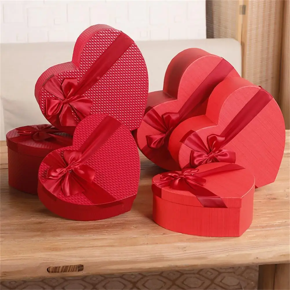 

Premium Storage Box with Bowknot Paper Rose Packing Box Packaging Box Gift Box