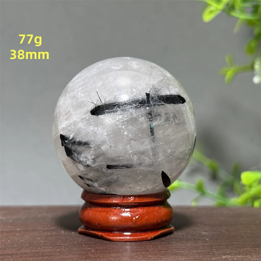 

Черный турмалиновый шар из драгоценного камня