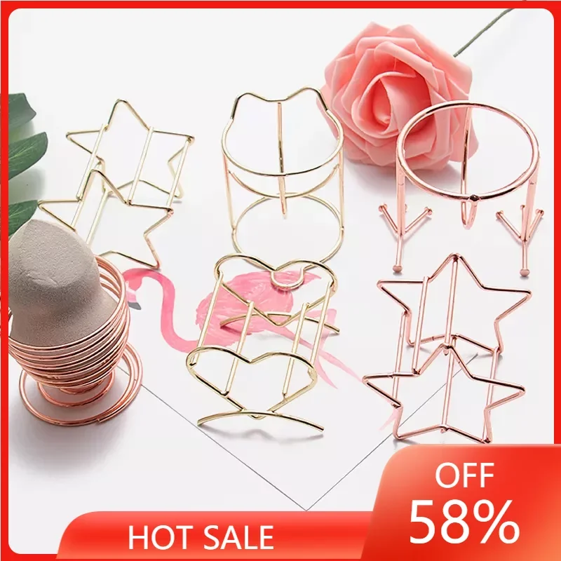 

1 pcs Cute Cat Beauty Egg Bracket Dryer cosmetic Makeup Sponge Gourd Powder Puff Rack Organizer Box Shelf Holder storage Tools