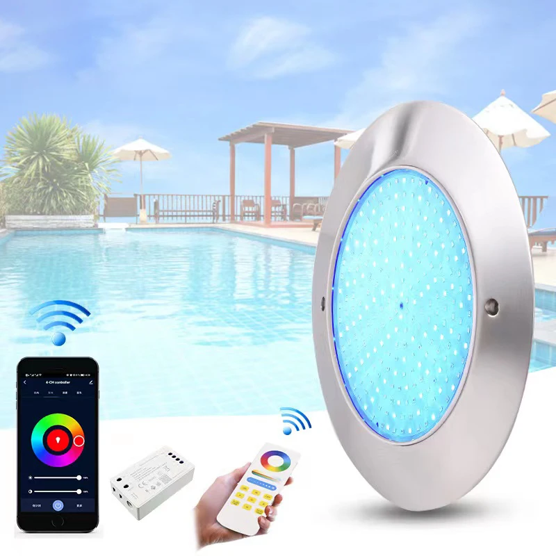 Swimming Pool Lights Focos LED Smart Tuya App Wifi Waterproof LED RGB Piscine Lamp Remote Control Pool Party Decoration