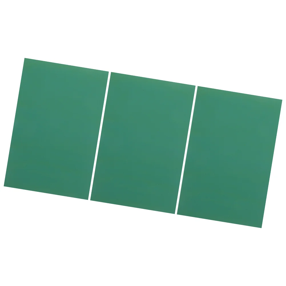 

3 Pcs Scrapbooking Stamps Engraving Rubber Sheet Cutting Board Mats Double Sided 21.5X15CM Plastic Green Pvc Crafts Child