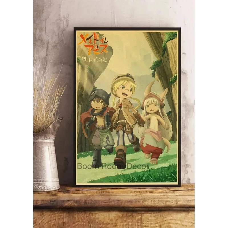 Классический аниме-плакат с принтом на холсте без рамы идеально подходит для