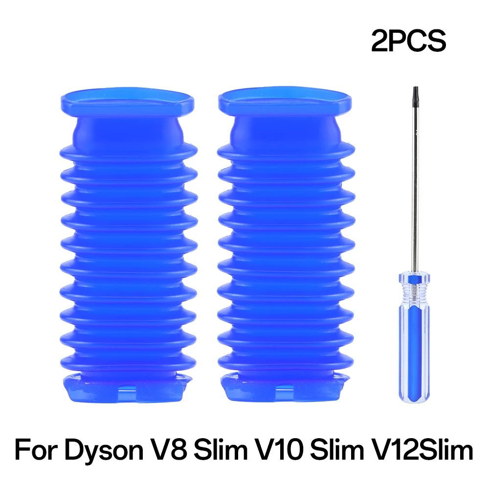Для Dyson V8 Slim V10 Slim V12 Slim Мягкий бархатный роликовый всасывающий шланг Запасная часть Синий шланг Аксессуары для пылесоса