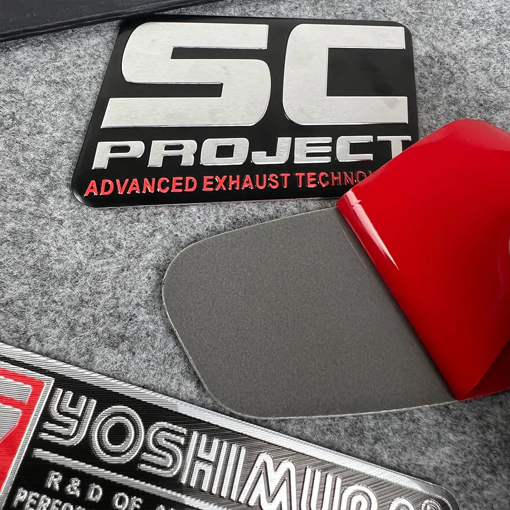 3D наклейка на выхлопные трубы мотоцикла аксессуары алюминиевая для YAMAHA Yoshimura SC