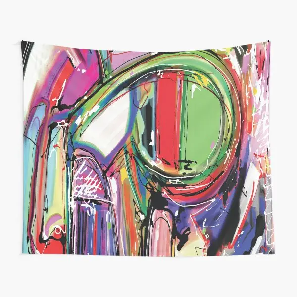 Современный гобелен в стиле граффити креативный городской стиль хиппи яркий