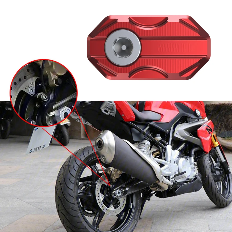 JWOPR for BMW G310R Motorcycle Front and Rear Wheel Brake ABS Protective Cover Motorcycle Sensor Shield Modification Accessories