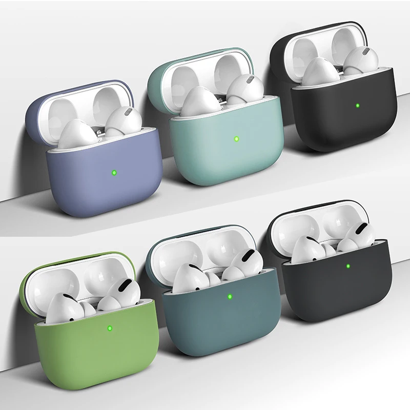 

Covers for Airpods Pro Case Soft Liquid Split Silicone Sleeve Headset Air Pods Pro Earphone Air Pod Cover Accessories