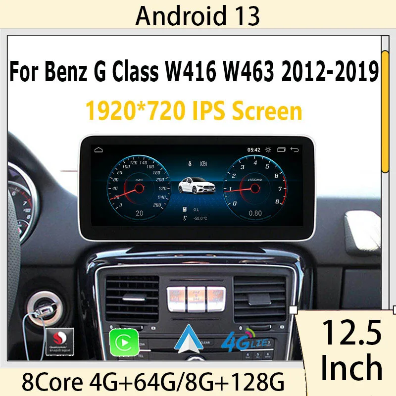 Android 13 12 5 &quotбеспроводной CarPlay для Mercedes Benz G Class W461 W463 автомобильный радиоприемник