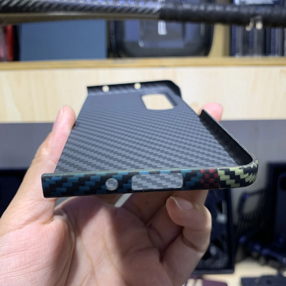 Najtaniej QADIR Do Samsung Galaxy Z Fold 4 Etui Z Czystego Włókna Węglowego Anty-upadek Cienka Obudowa Z Włókna Aramidowego Z Krotnie 4