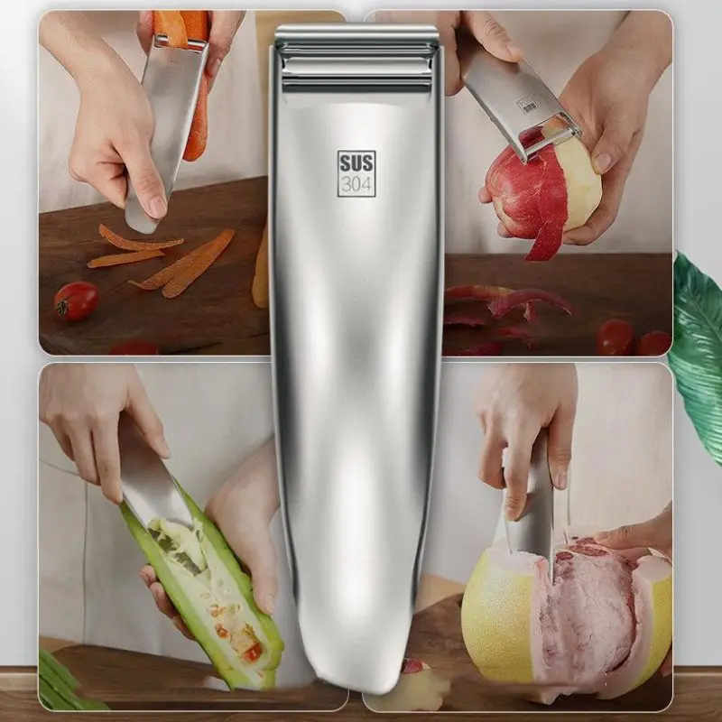 

Fruit household stainless steel peeler multifunctional potato peeling knife grapefruit peeler kitchen