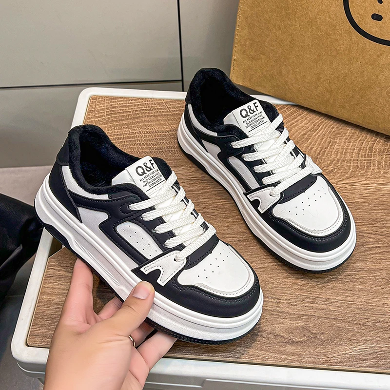 2024 Модная и удобная обувь на толстой подошве с вулканизированной подошвой легкая