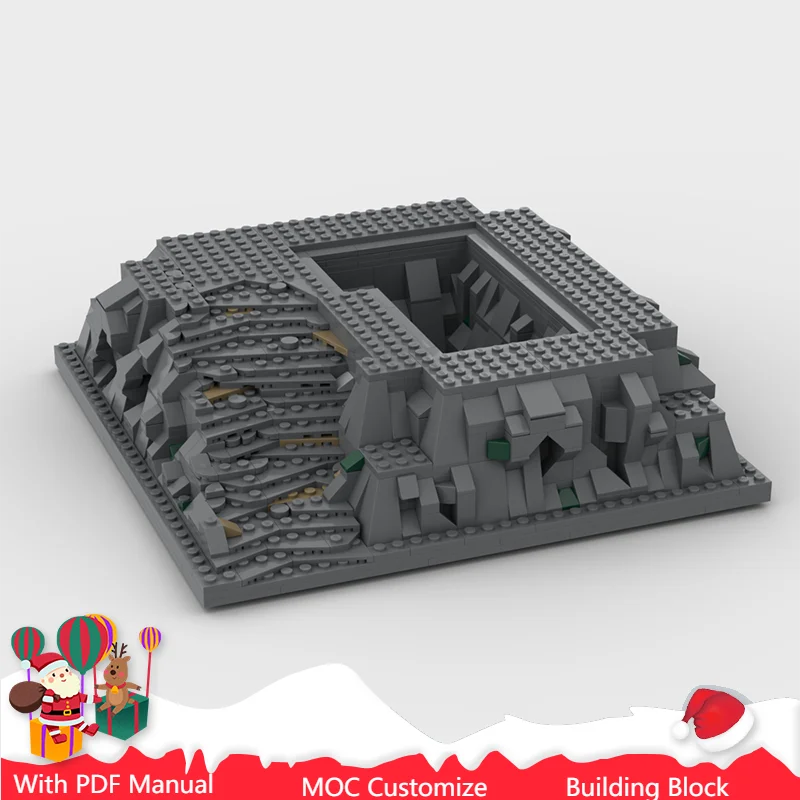 Фото Популярные 1120 шт. MOC базовый пьедестал, строительный блок, технология сборки, кирпичи, игрушки для взрослых/детей, подарки на день рождения, Рождество, фестиваль №1