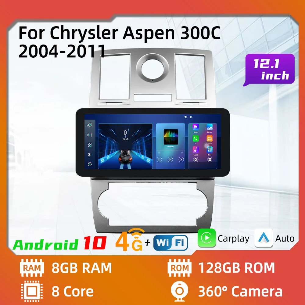 

Автомобильный мультимедийный плеер для Chrysler Aspen 300C 2004-2011 2 Din Android автомобильное радио стерео GPS-навигация головное устройство Авторадио ауди...