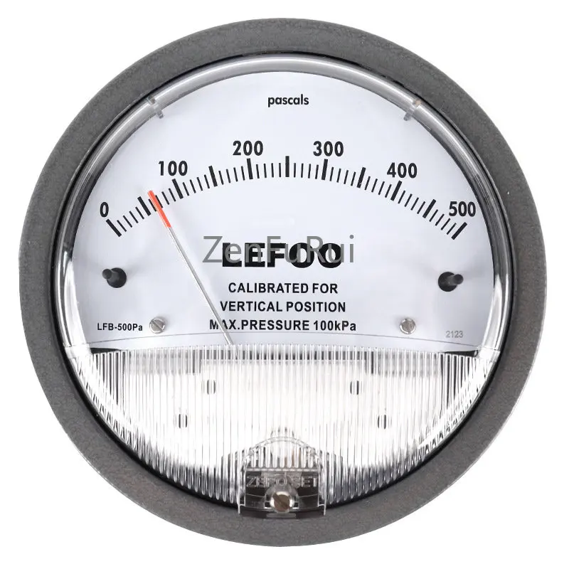 

LFB mechanical micro pressure filter clean pointer multi-specification intelligent differential pressure gauge