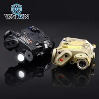 wadsn peq 15 red ir laser sight white led flashlight tactical uhp la 5c battery box fit 20mm picatinny rail airsoft hunting lamp