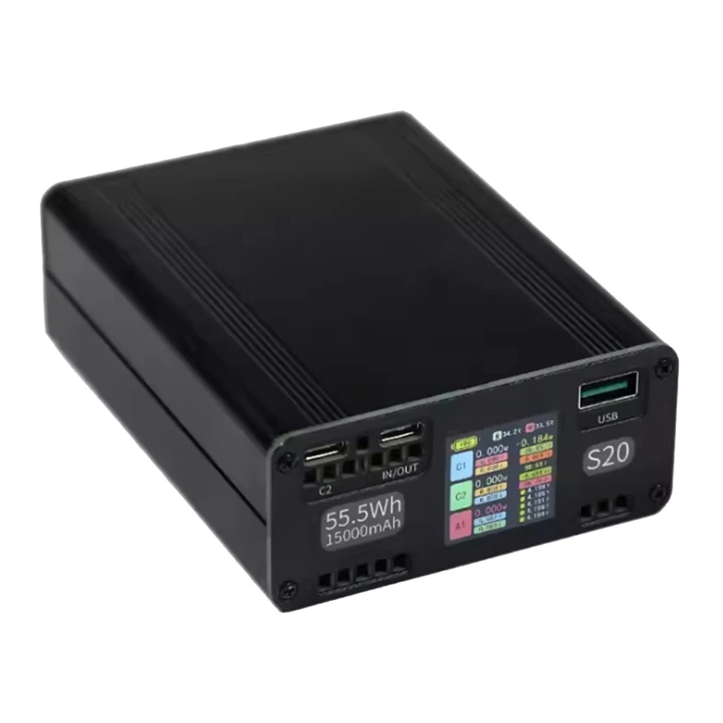 Новый JNS S20 без пайки мобильный комплект питания чехол для внешнего аккумулятора