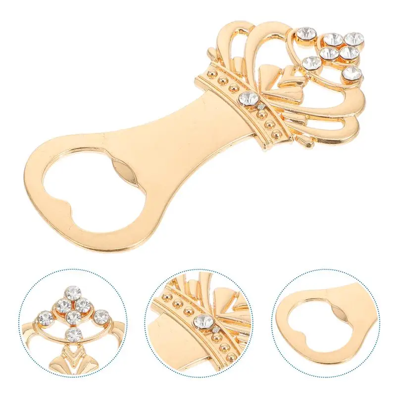 

12pcs Crown Shaped Beer Opener Beer Lifter Multifunctional Manual Bottle Opener