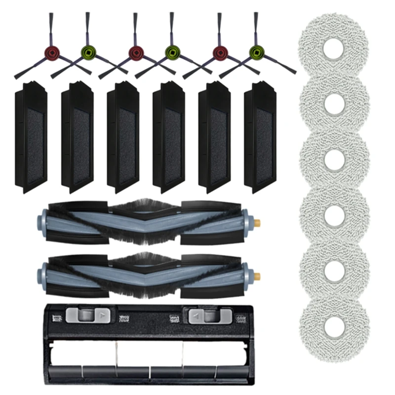 

For Ecovacs Deebot X1S PRO Omni Turbo Vacuum Cleaner Replacement Main Side Brush HEPA Filter Mop Cloth Dust Bag Part