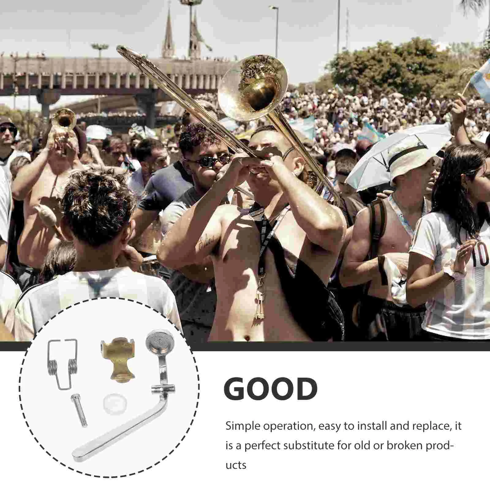 Тромбон водяной ключ аксессуар для валторны монтаж воды басовый слив фитинги