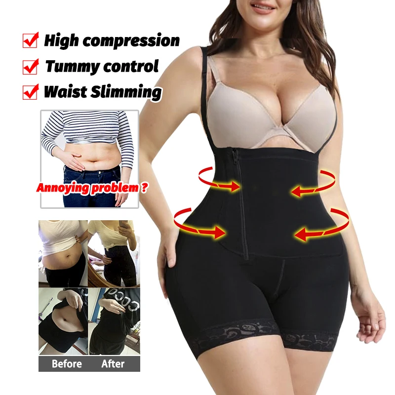 Корректирующее белье для плоского живота трусики с высокой талией корсет