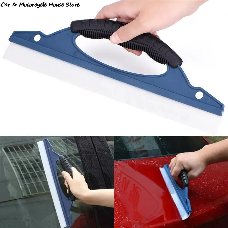 

Auto Car Wiper Board Silicone Cars Window Glass Scraper Wash Clean Windshield Wiper Squeegee Drying Blade Shaving Board 1PC