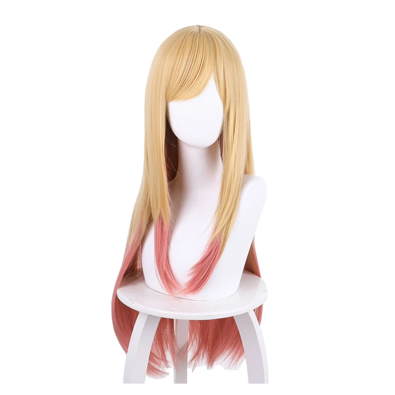 Длинные прямые волосы с градиентом аниме Мой наряд дорогой Марин Китагава милый