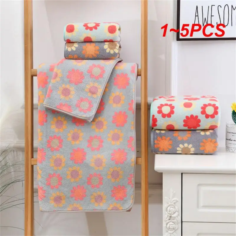 

Sunflower Bath Towel Durable Facial Towel Towel Bathroom Supplies Soft Mother And Child Cover Moisture-resistant Bathrobe