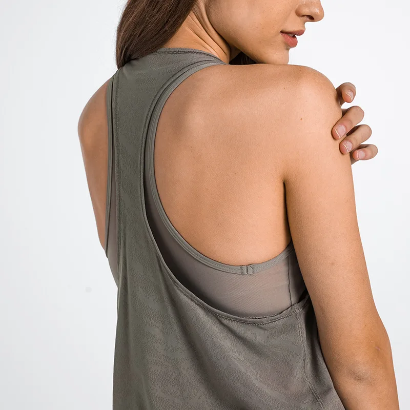 Lulu Women's T-shirt for Fitness Crop Top Breathable Sportswear Yoga Top for Women Gym Trainning Jogging Top Quick Dry Tracksuit