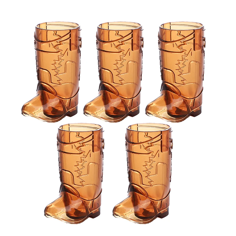 

5 шт., украшения для девичника, ботинки в стиле пастушки, очки, мини-пластиковые стеклянные чашки для ковбойской тематики, дня рождения