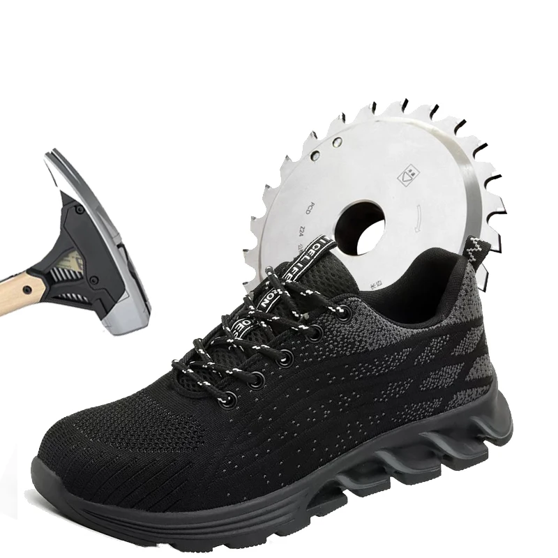 

Anti-smashing and anti-piercing Sports shoes Safety shoes Work shoes Non-slip wear-resistant Casual shoes Steel toe caps High el